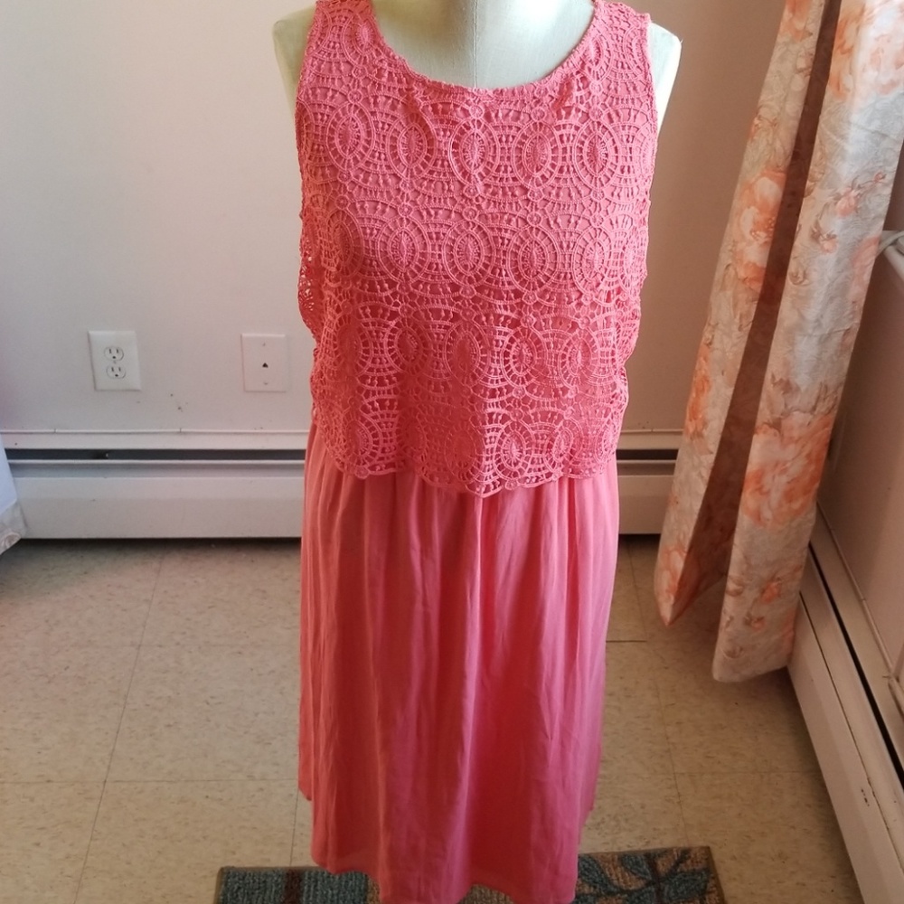 Lacy Overlay Dress